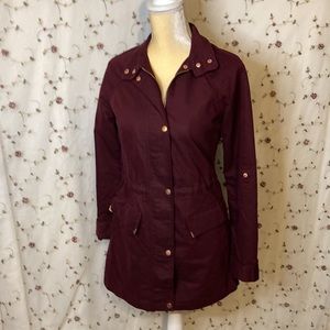 A NEW DAY burgundy jacket XS